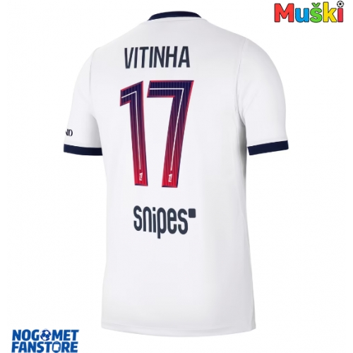 Paris Saint-Germain Vitinha #17 Gostujuci Dres 2026-27 Kratak Rukav
